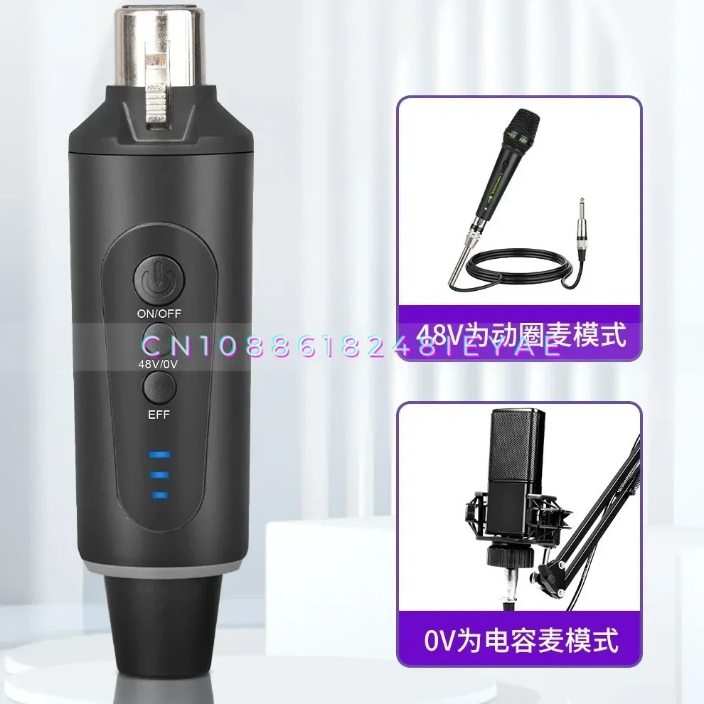 New 2.4g Grenade Microphone Wireless Transmission and Reception System Dynamic Condenser Microphone Wireless Adjustment