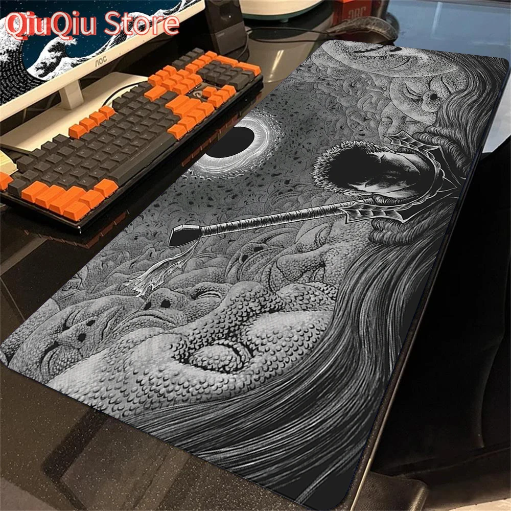 Guts Schwert in Berserker Mauspad Gaming Mousepad Pc Zubehör Tastatur Matte Schreibtisch Schutz Matten Anime Berserker Geschwindigkeit Mauspads