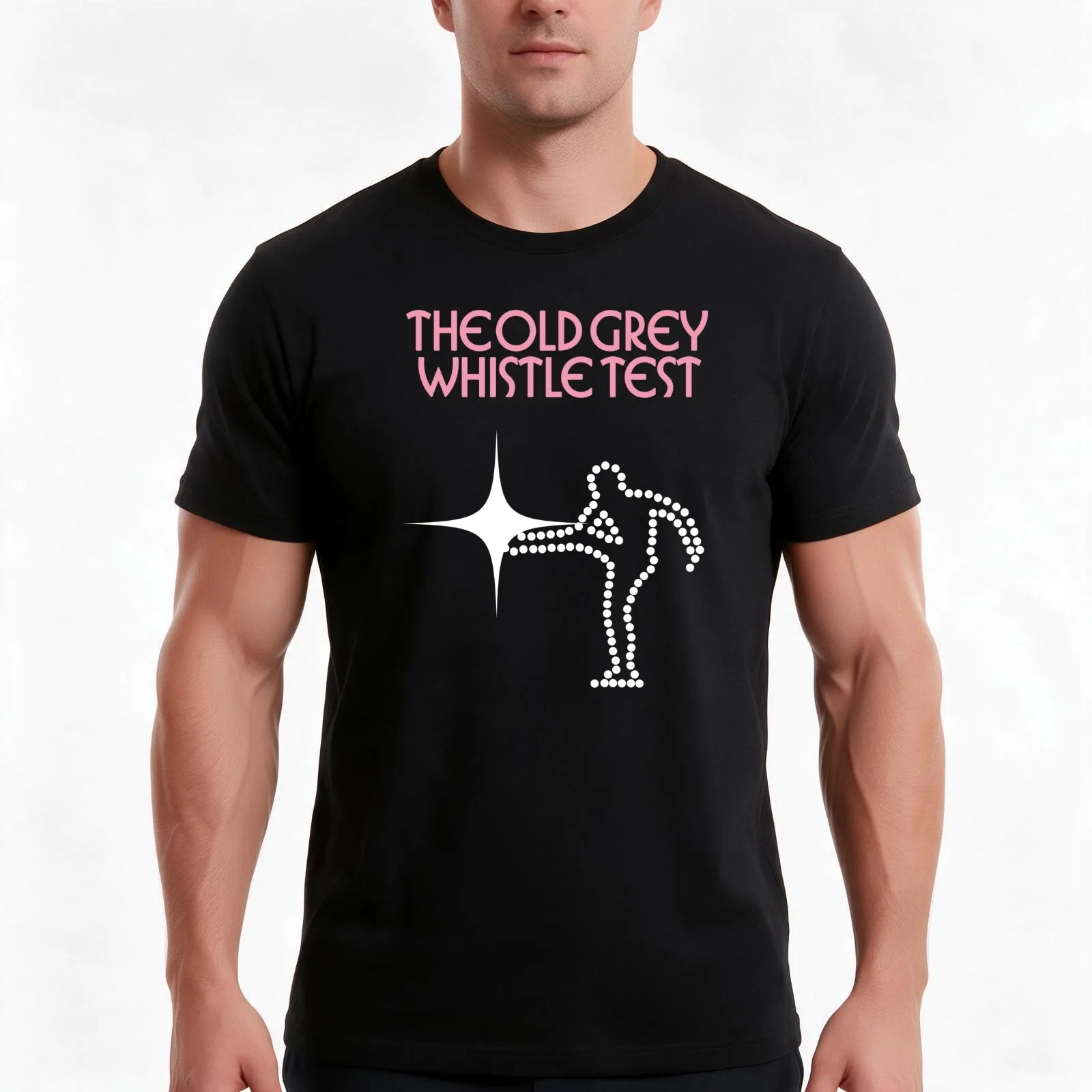 The Old Grey Whistle Test T-Shirt, Summer Casual Cotton Tee, Oversized Streetwear Tops, Vintage Graphic Print, Unisex Men Women