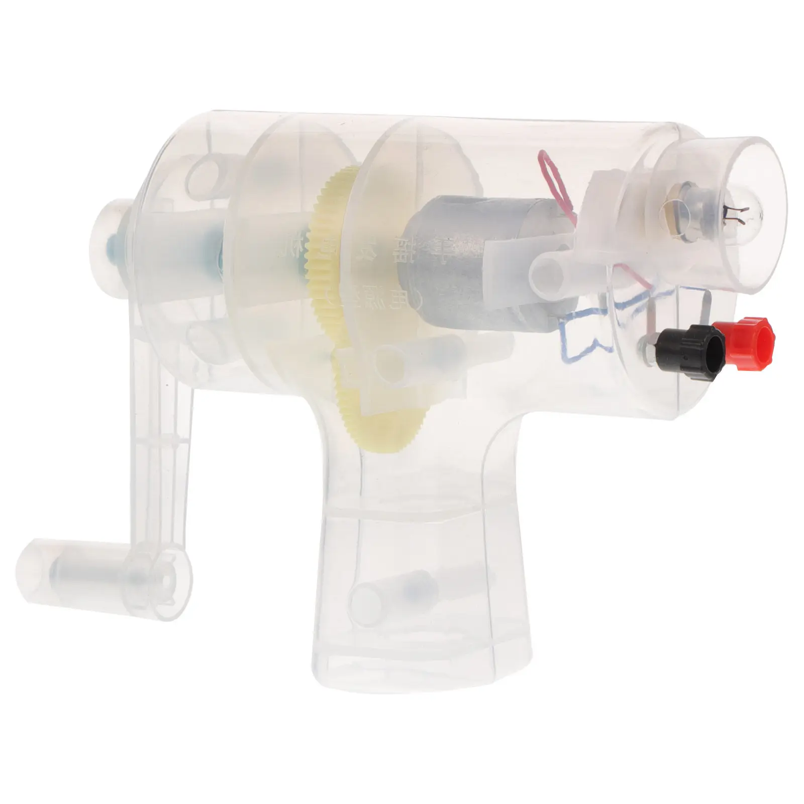 

Hand Crank Generator Small Manual Generator for Scientific Experiments Demonstrating Mechanical Energy to Electricity Conversion