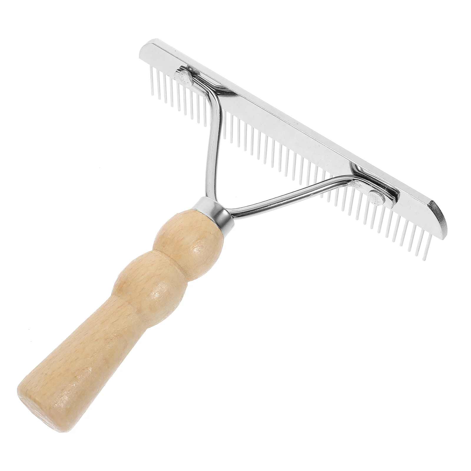 Cavalo Nail Rake Comb Grooming Suprimentos, escova de limpeza do cabelo, escova de madeira Metal durável, Pet Supply