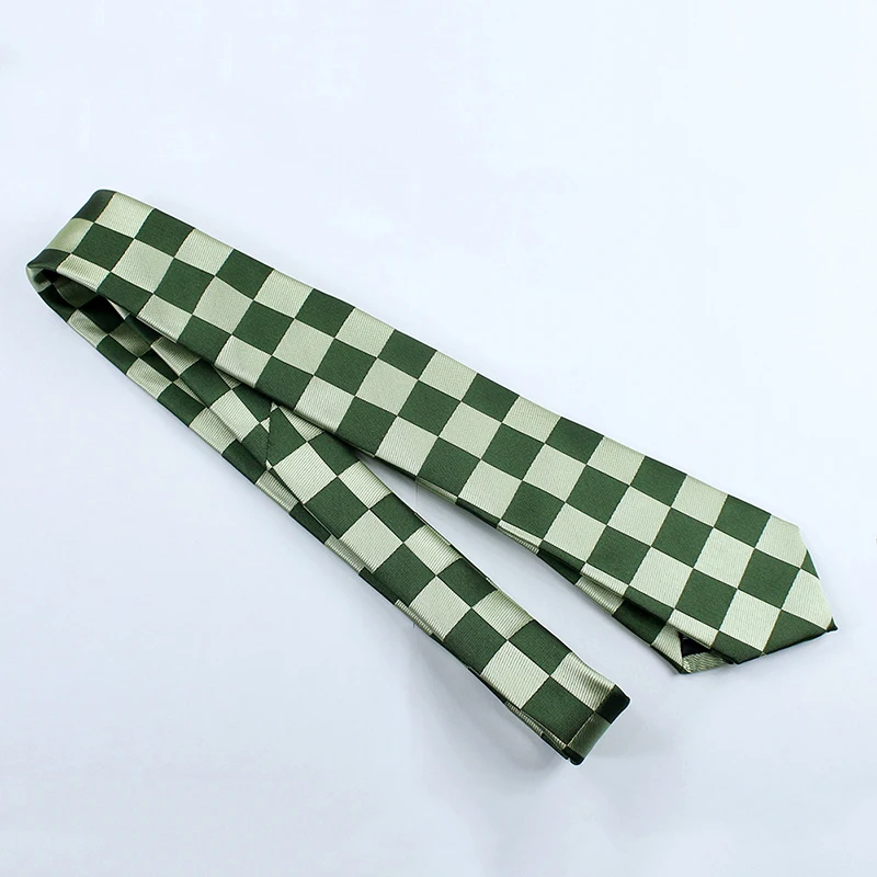 Spiel Your Turn To Die Chidouin Sara Cosplay Japanische JK Grün Plaid Krawatte Halloween Weihnachten Zubehör Prop Für Frauen Männer – Detail 4