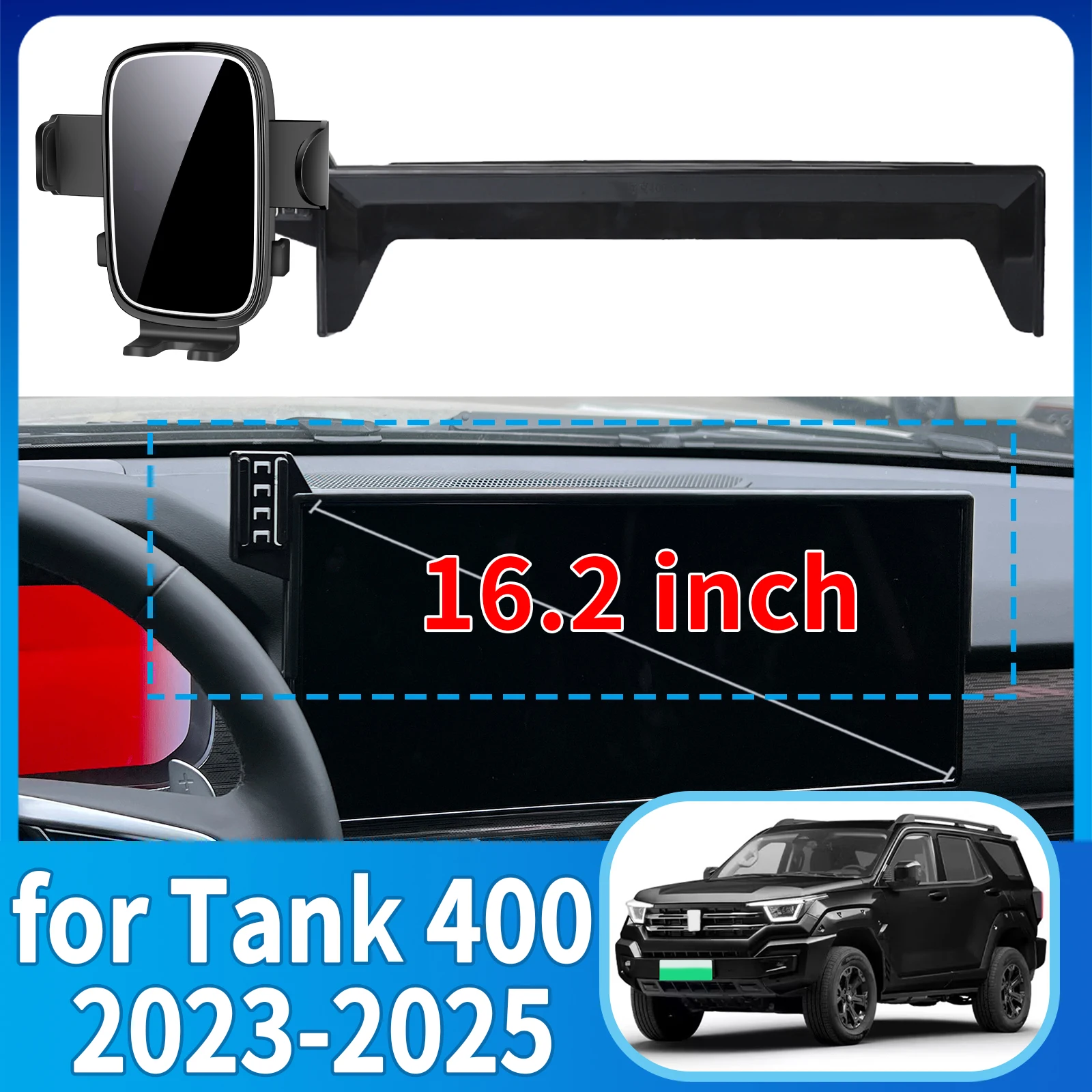

fit for Tank 400 2025 2024 2023 Phone Holder, Dashboard Screen Mount Bracket Easy Installation​​ Car accessoires
