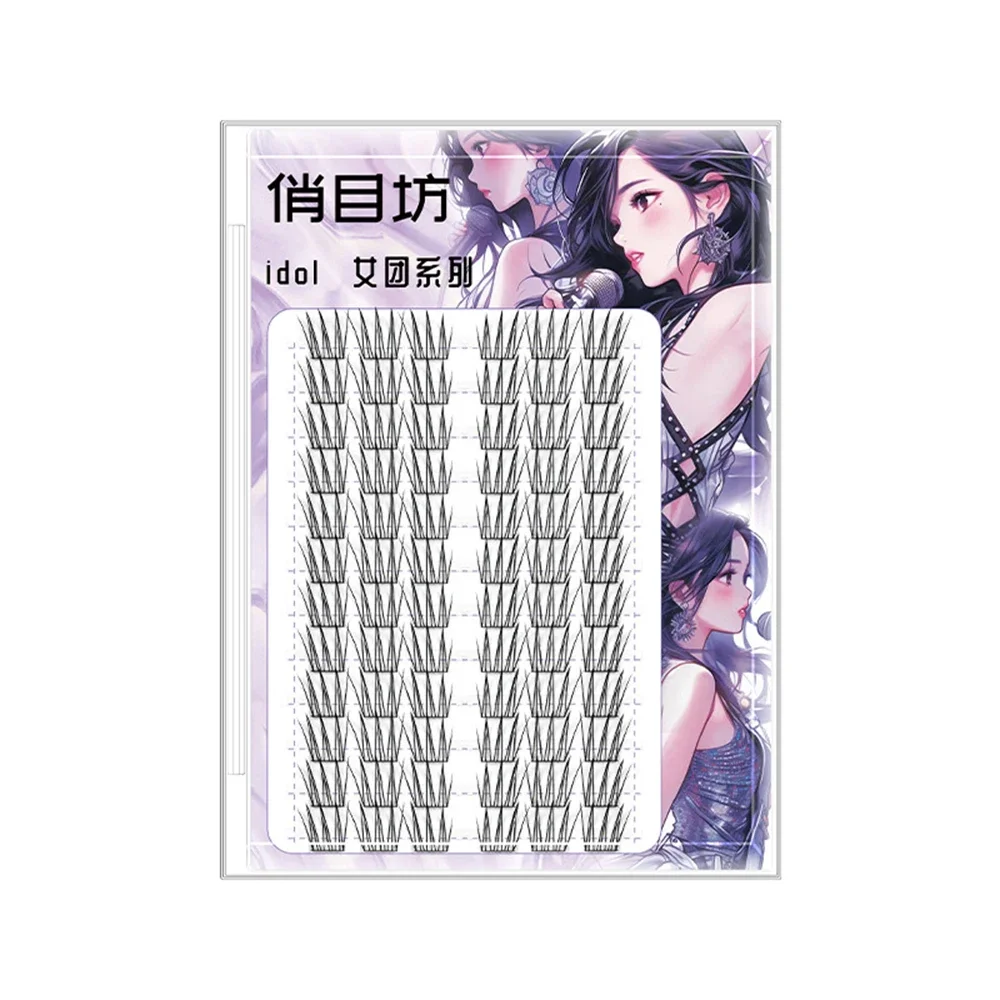 Kasetowe rzęsy rzęsa naturalna rozszerzenie klastra naturalna objętość pojedyncze rzęsy mieszanych tacków do makijaż rzęs narzędzi