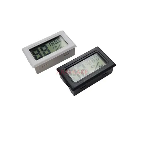 전자 온습도계 디지털 디스플레이 온도계 크롤러 박스 애완동물 박스 열대우림 수조 온도 및 습도