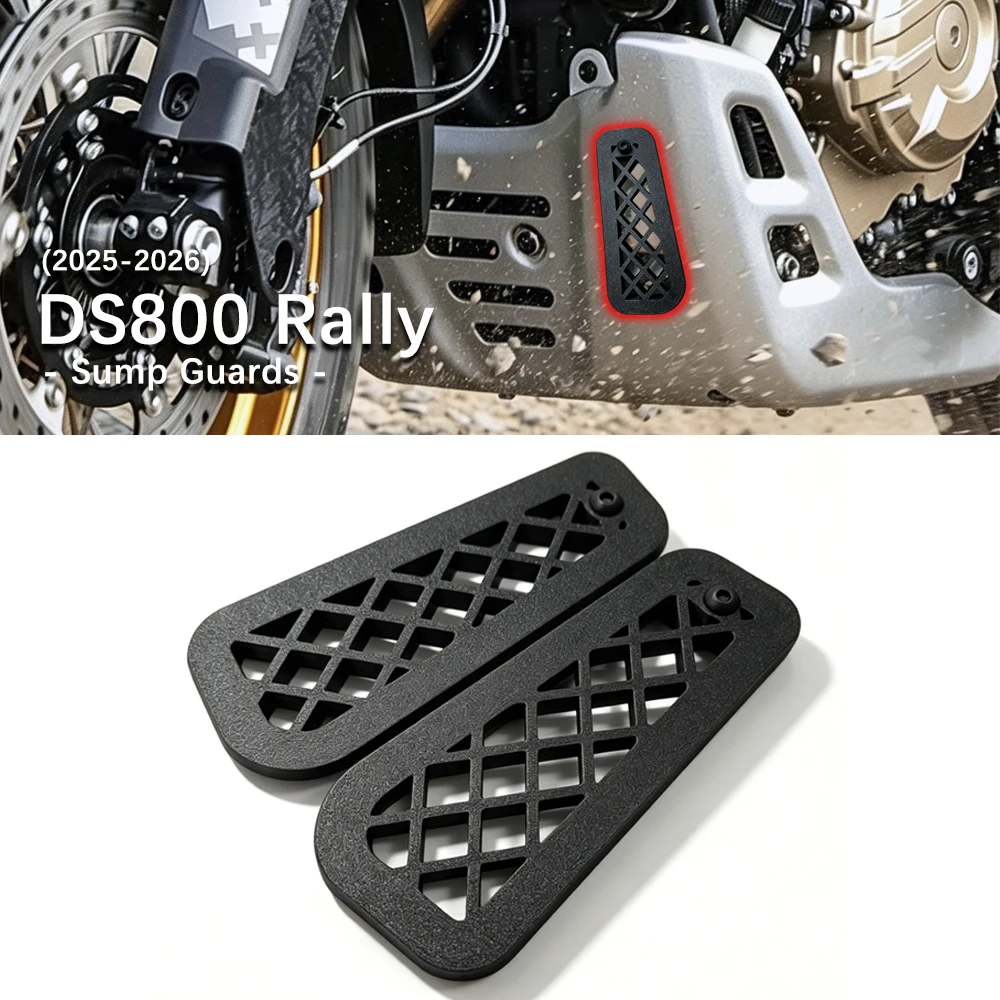 

For Voge DS800 Rally DS800 DS 800 2025-2026 Motorcycle Engine guard plate Coolant tank protection Anti-gravel Soil ABS Plastic