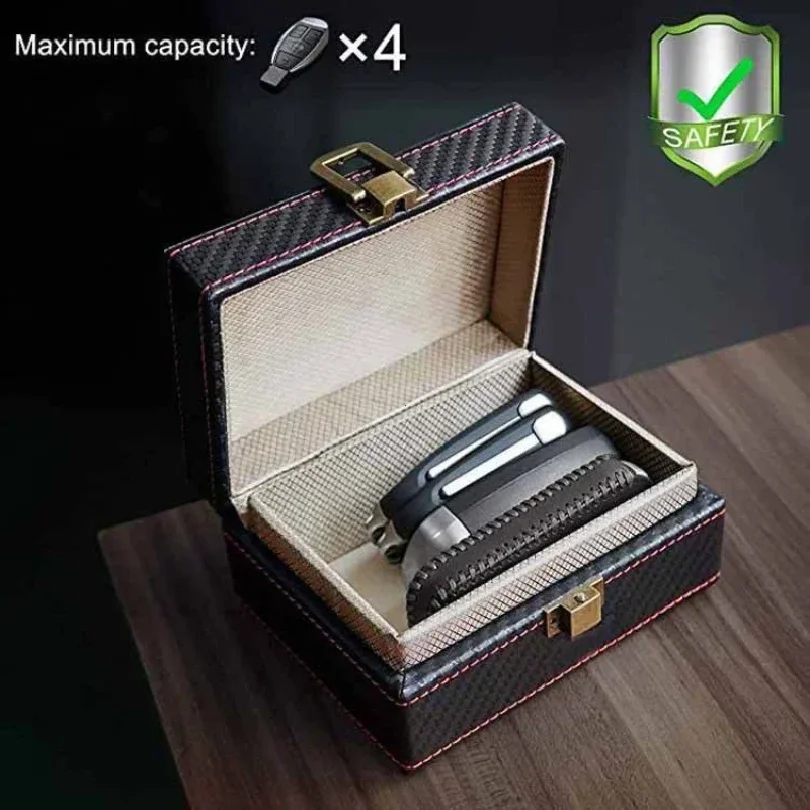 Anti-Diebstahl Faraday Box RFID Faraday Schlüsselanhänger Schutz Strahlung-proof Handy Box Auto Keyless Signal Blocker Sicherheit neue