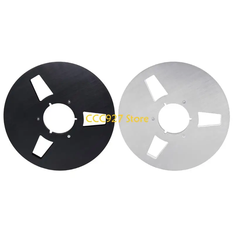 

B03F Precise Machined Aluminum Three Hole Adapter Disc For 10Inch Auditory Machine Tape Reel Easy Installation