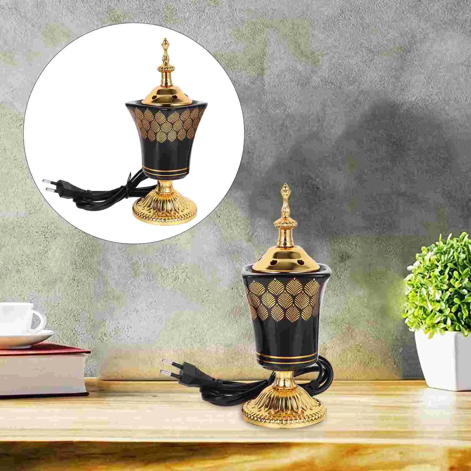 

Incense Burner Plug for Decoration Aroma Censer Metal Holder Middle East