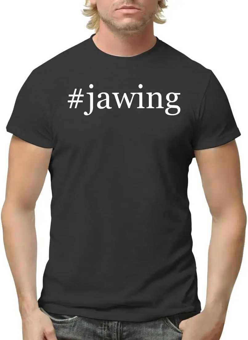 #Jawing - Hashtag Men's Adult Short Sleeve T-Shirt