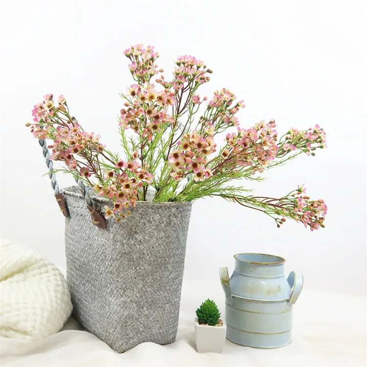 5-teiliges Set Künstliche Winterblumen aus Seide für Wohnzimmerdekoration, Hochzeitssträuße, Party-Tischdekoration, Blumenarrangements – Detail 1