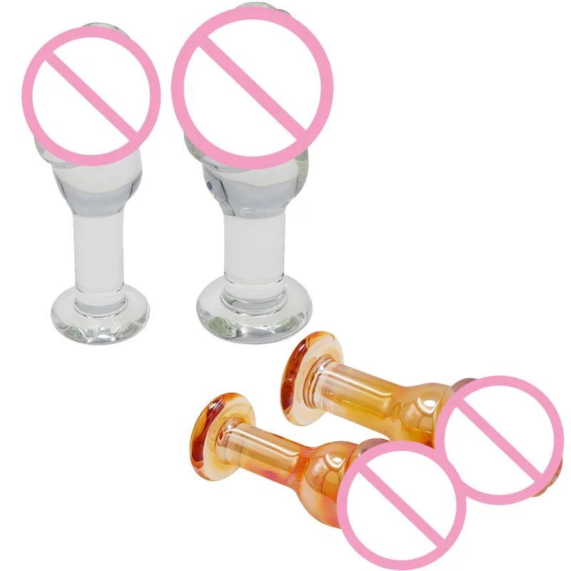 

2 Colors Large Pyrex Glass Crystal Dildos Shape Penis Cock Anal Plug Lesbian Adult Sex Toys For Women Gay Female Masturbation