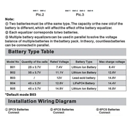 AA91 KBX102S Voltage Controller Battery Equalizer Batteries Monitor Balancer Lead Acid Li-Ion Connect Series 24 36 48 60 96 V