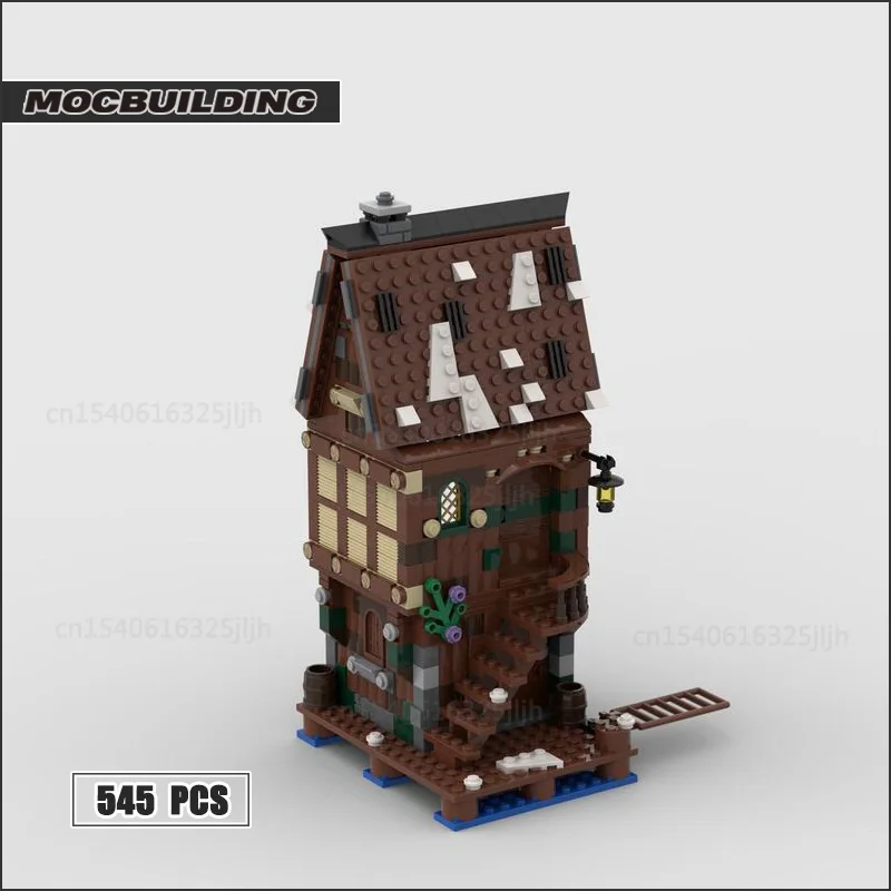 The Rings Movie House of Bard Moc Building Blocks DIY Assembly Technology Bricks Display Model Toys Collection Xmas Gifts