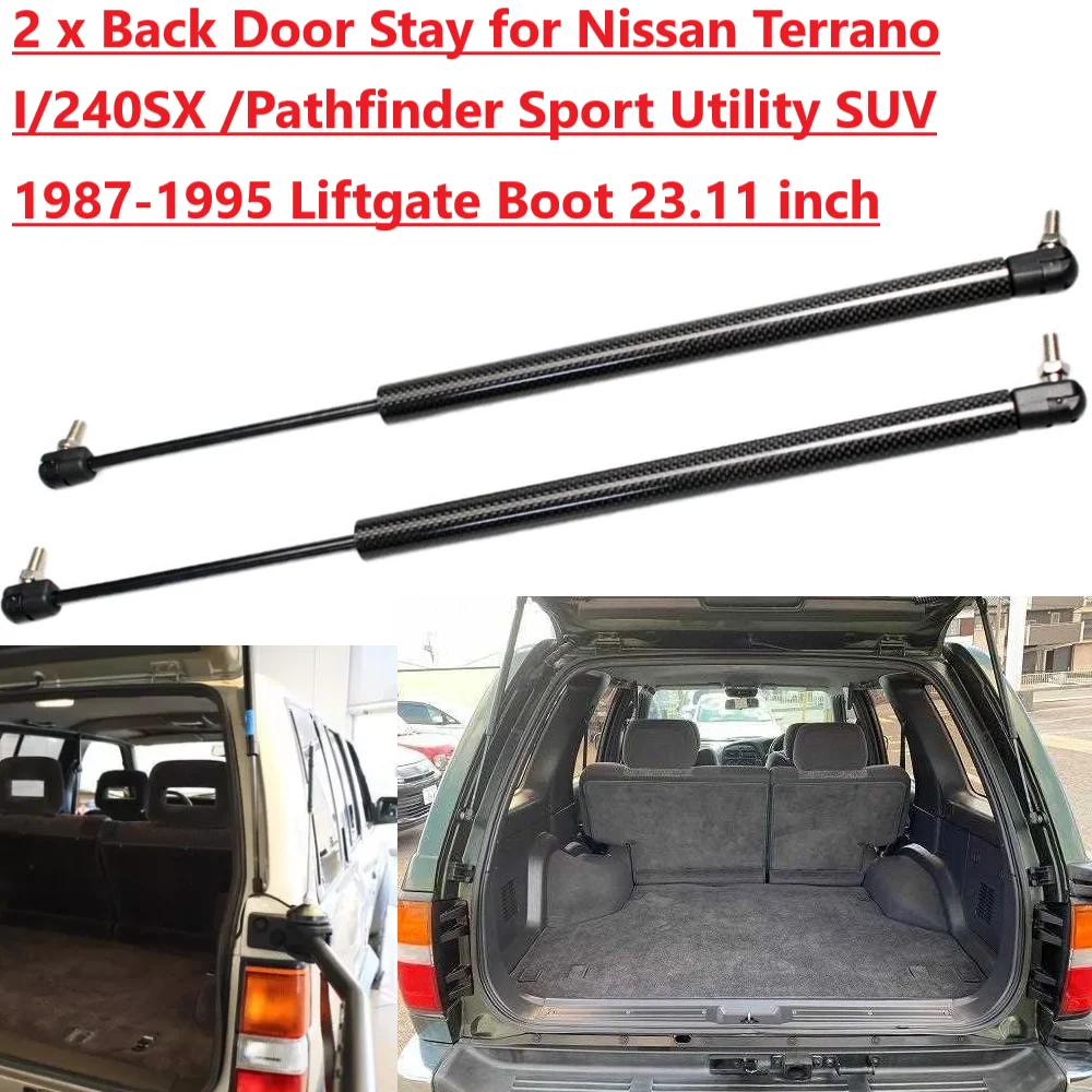 

2x подставка задней двери для Nissan 240SX/Nissan Pathfinder/Terrano/Terramax/WD21 1987-1995 задняя дверь багажника, подъемная опора багажника, газовые стойки