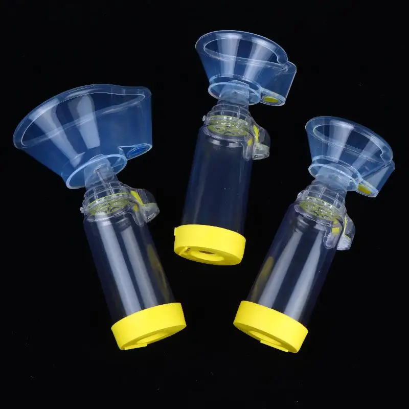 1Pc Silicone Inhaler Spacer Device Aerosol Chamber For Adult Pediatric Baby Asthma Health Care Supplies