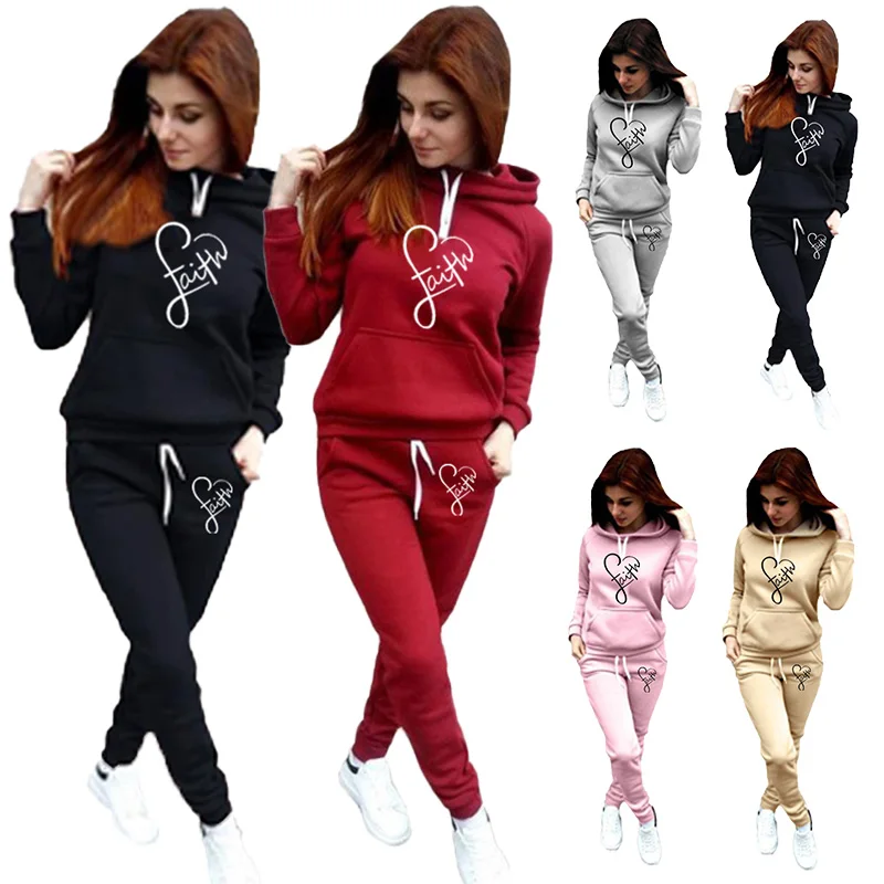 2023 women's Hoodie suit sportswear Pullover oversize sportswear jogging sportswear Long Sleeve Track Suit Plus Size S-4XL