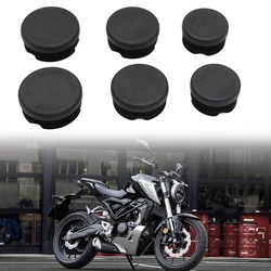 6PCS Motorcycle Frame End Caps Frame Hole Cover Caps Plug Decorative For Honda CB125R CB150R CB250R CB300R 2018-2022 2020 2021