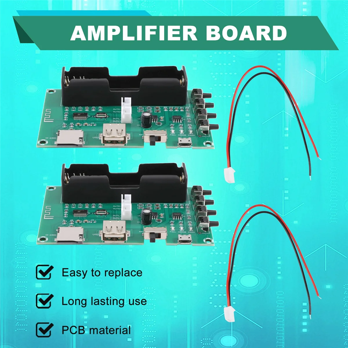 Power Amplifier Board XH-A150 Lithium Battery Bluetooth Digital 10W Power DIY Small Speaker Rechargeable-BLife