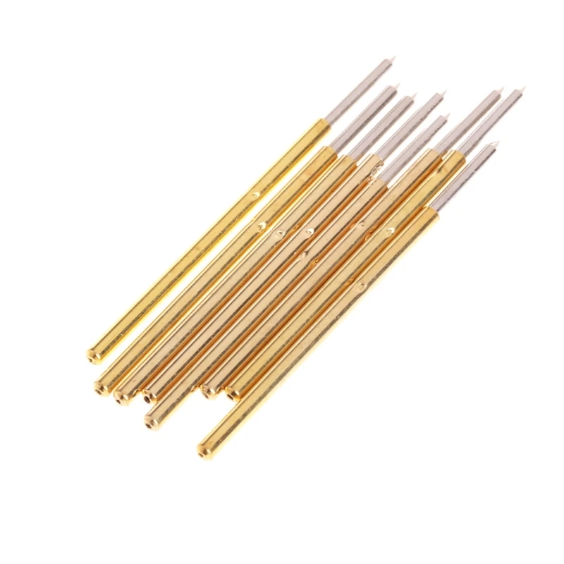 100 Pcs Spring Test Probe Pogo Pin P100-B1 Dia 1.36mm Length 33.35mm Compact