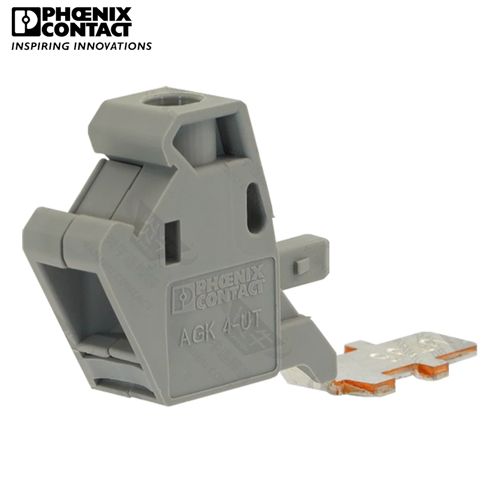 Original Genuine Phoenix Contact Connector Pick-off terminal block 1 Pin AGK4-UT 35 3047138 32A 1000V Cross Section 0.14mm²-6mm²