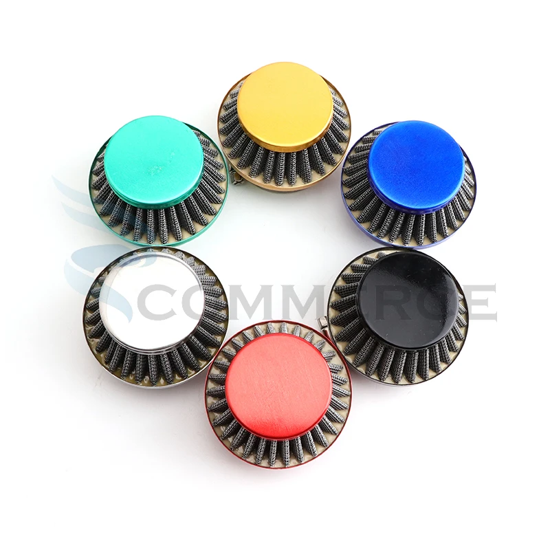 Universal Air Filter 38/42/48/58mm Clearner Gas Fuel Filter Motorcycle Oil Filter for Mini Moto Pit Bicycle Motorbike ATV Quad