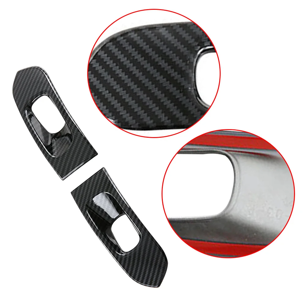 2 pcs Carbon Fiber Look Finish Front Bumper Fog Light Cover Trim For Toyota Sienna XL40 2021 2022 2023 2024 Car Accessories - view 4