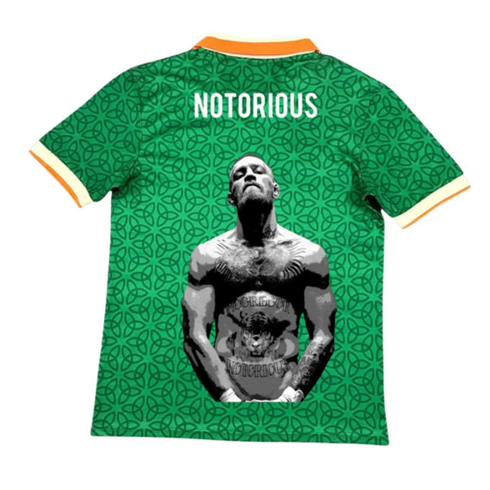 Summer Top Boxer Notorious Mcgregor MMA Octagonal Cage Tee New Men Oversized Breathable Quick Drying Sports Top Training Jersey