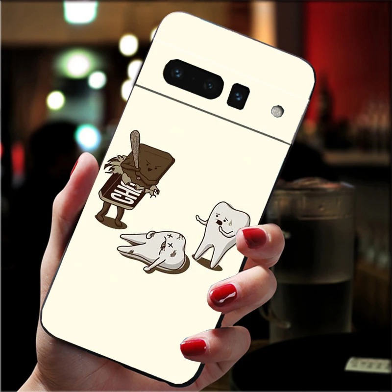 

Phone Case for Google Pixel 10 9 Pro XL 9A 8 7 6 Pro Pixel 8A 7A 6A Pixel 8 7 6 5 Tooth Dentist Dental Case