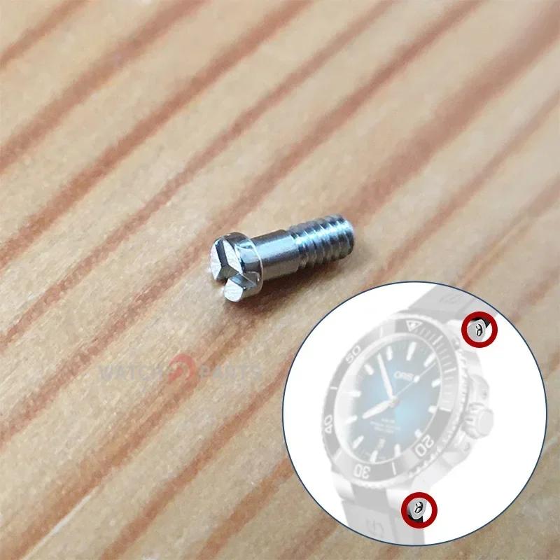 Three Pyramid Watch Band Screw for ORIS AQUIS 733 Automatic Watch  Strap