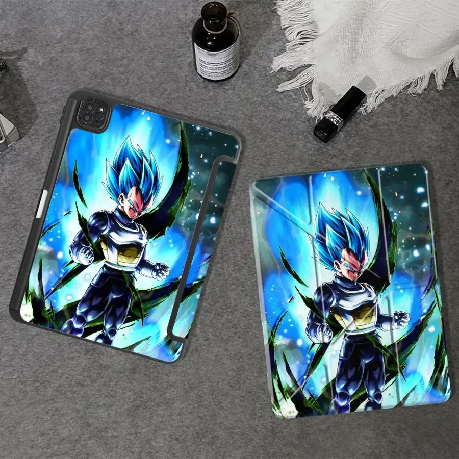 

Чехол для планшета Dragon Ball Cool Vegeta для iPad Pro 2025 Mini 6 7 Pro 11th 10th 9th 8th 7th 12.9inch Air 4 5 M3 M2 1 2 M4 11inch
