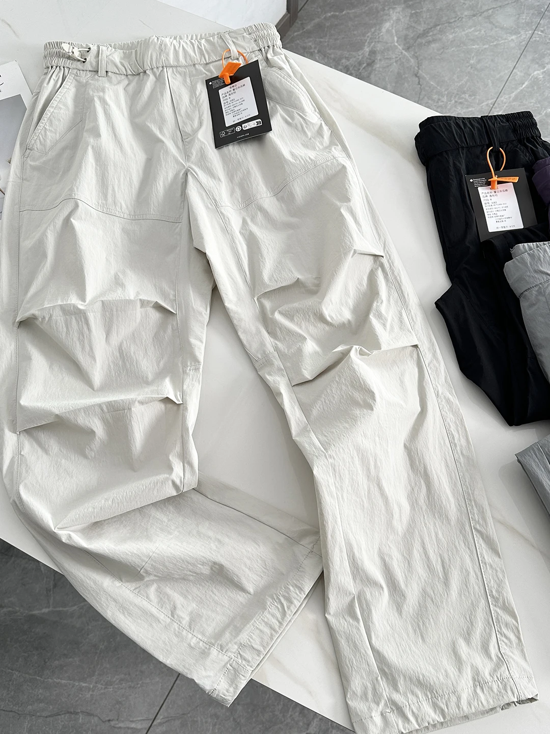 

Outdoor Breathable Men's Workwear Trousers Lightweight Spring Summer Faionable All-Match Paratrooper Pants Sun Protection