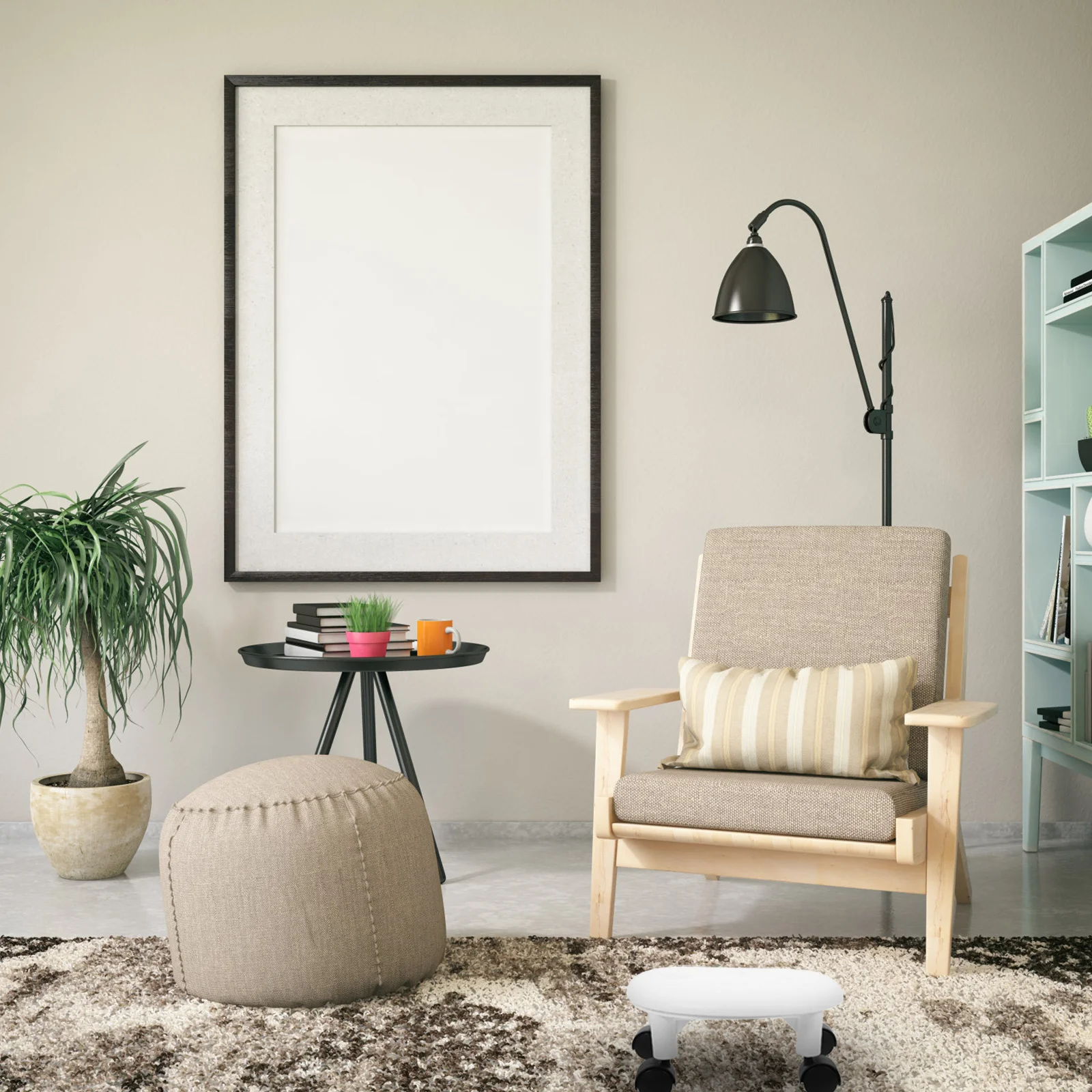 

Low Stool with Swivel Wheels Easy Assemble Rolling Stool for Home Degree Rotation Silent Mobility Strong Sturdy