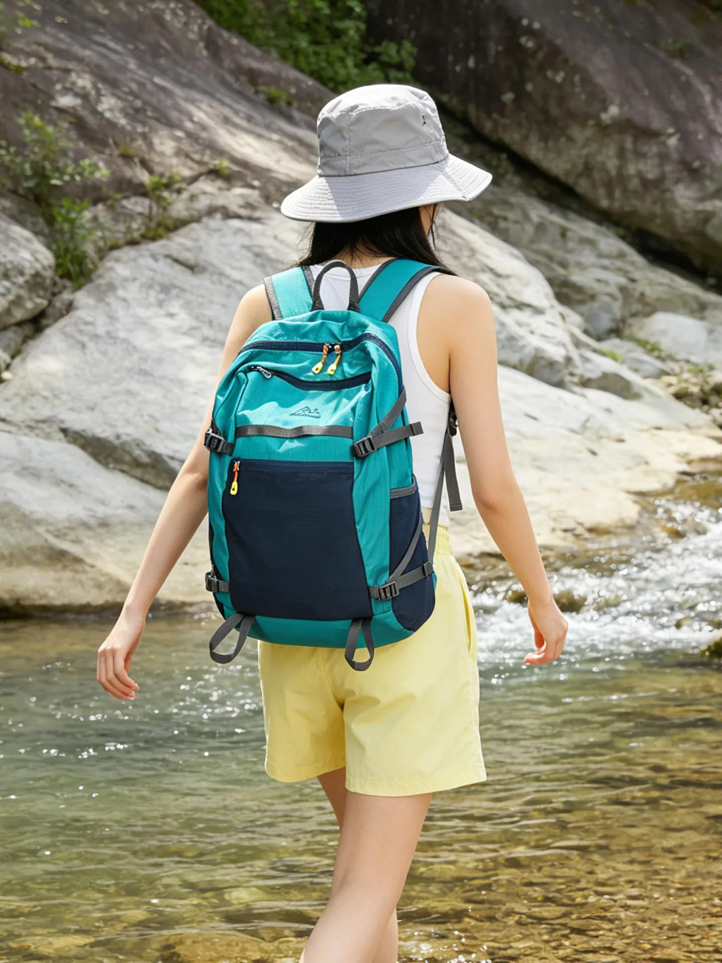 

Ultra-Light Women's Hiking Backpack Large Capacity Travel Shoulder Bag Mountain Climbing Bag with Water Bottle Holder Outdoor...
