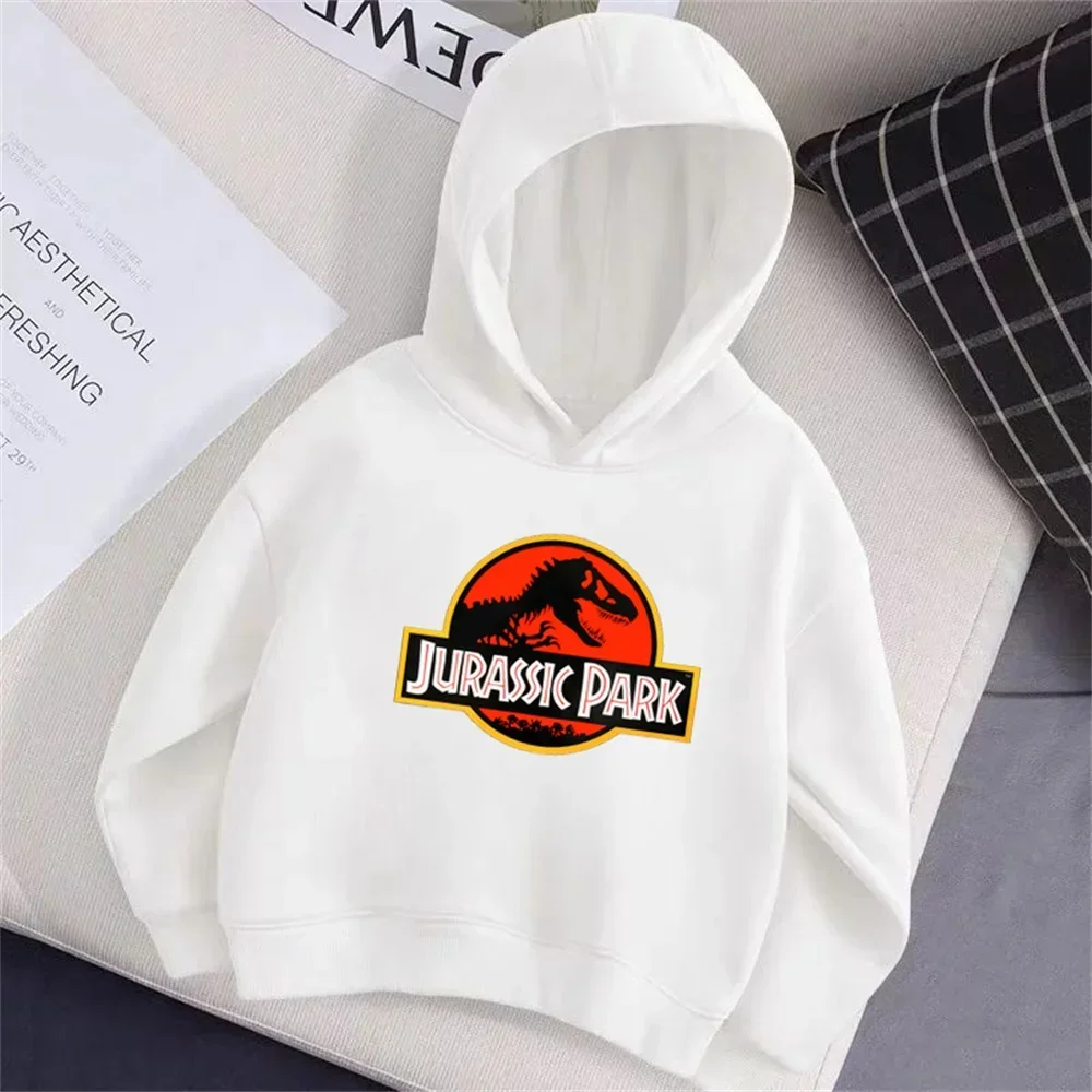 المألوف الحديقة الجوراسية المطبوعة الأطفال هوديس الترفيه الرياضة الربيع والخريف أنيمي ملابس رياضية البلوز معطف البلوفرات #2