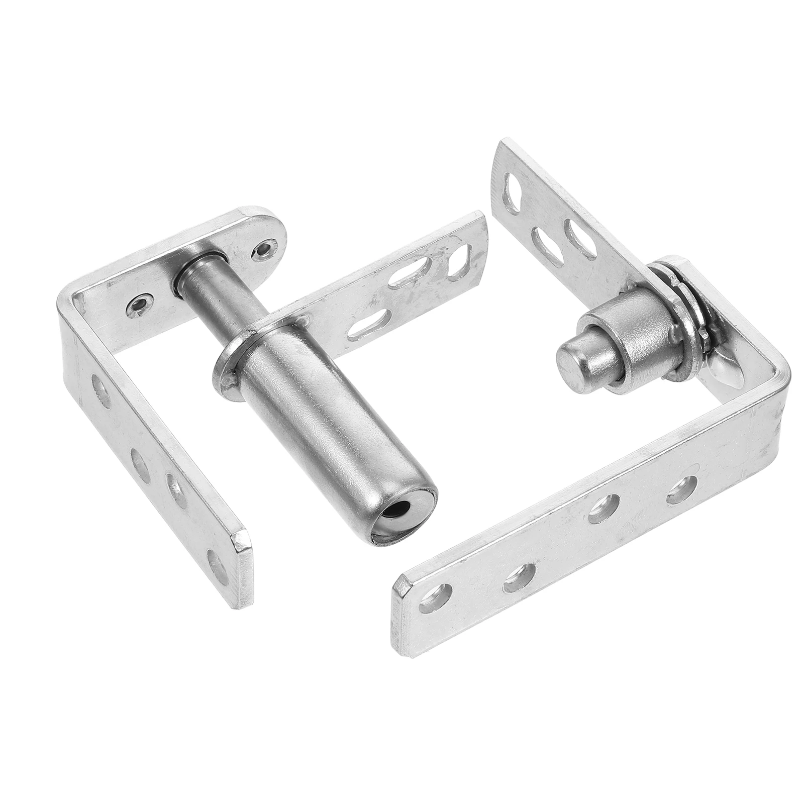 

1 Set Reliable Stainless Steel Automatic Close Door Hinges Heavy Duty Dual Directional Swinging Pivot Hinges for Bar Counters