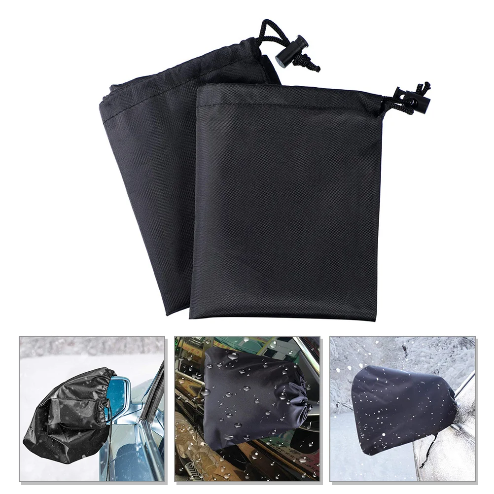 Mirror Cover Rear View Camera Oxford Cloth Rearview Protective Shield Snowproof Car 420d Dust-proof