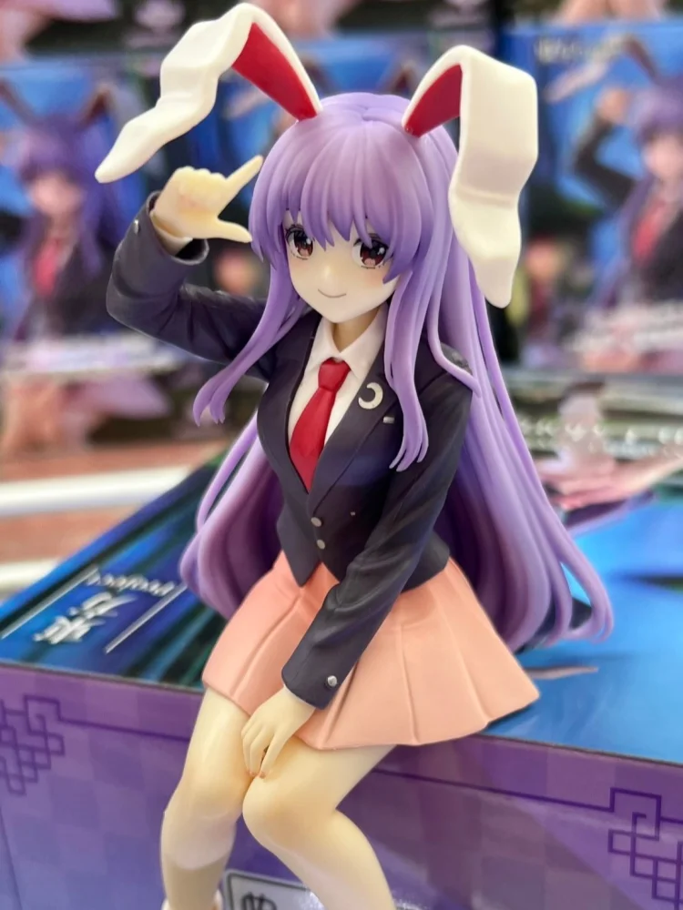 

Original In Stock 15cm Reisen Udongein Inaba Oriental Project Anime Figure Model Kawaii Desktop Decoration Collectible Toy