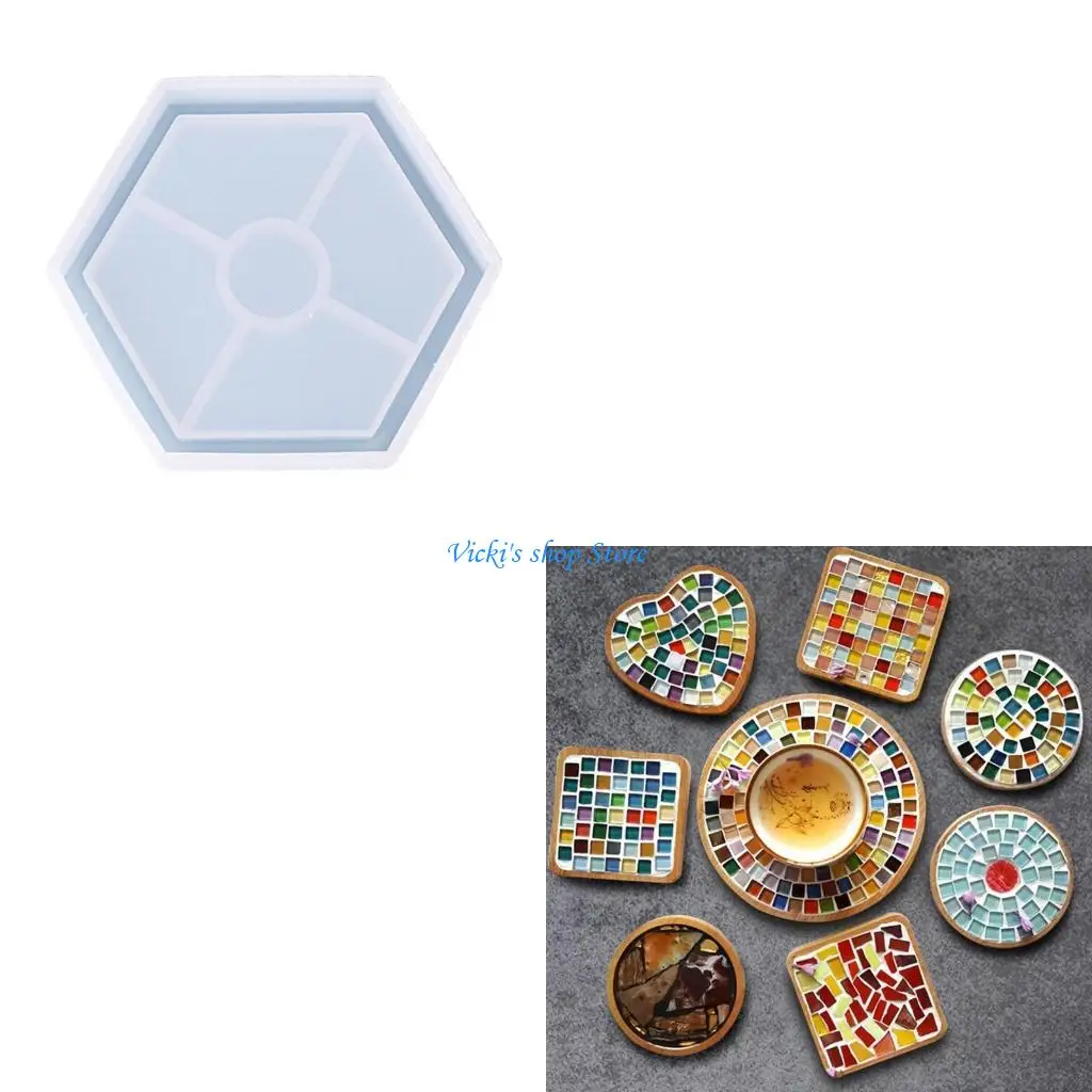 

Круглые/квадратные/неправильной формы формы для подставок из смолы для литья смолы, форма для эпоксидной смолы для агатового