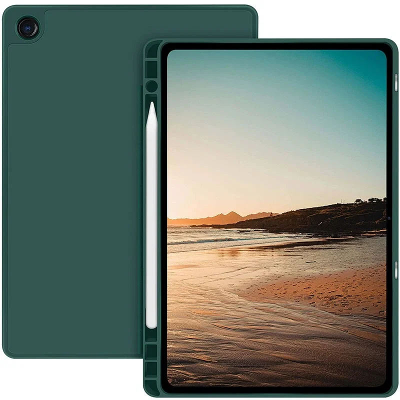 Für Galaxy Tab A9 A9+ 8,7 11 Zoll TPU Dreifach-Falthülle mit Magnetständer Stoßfeste Schlaf-/Aufwach-Funktion – Detail 7