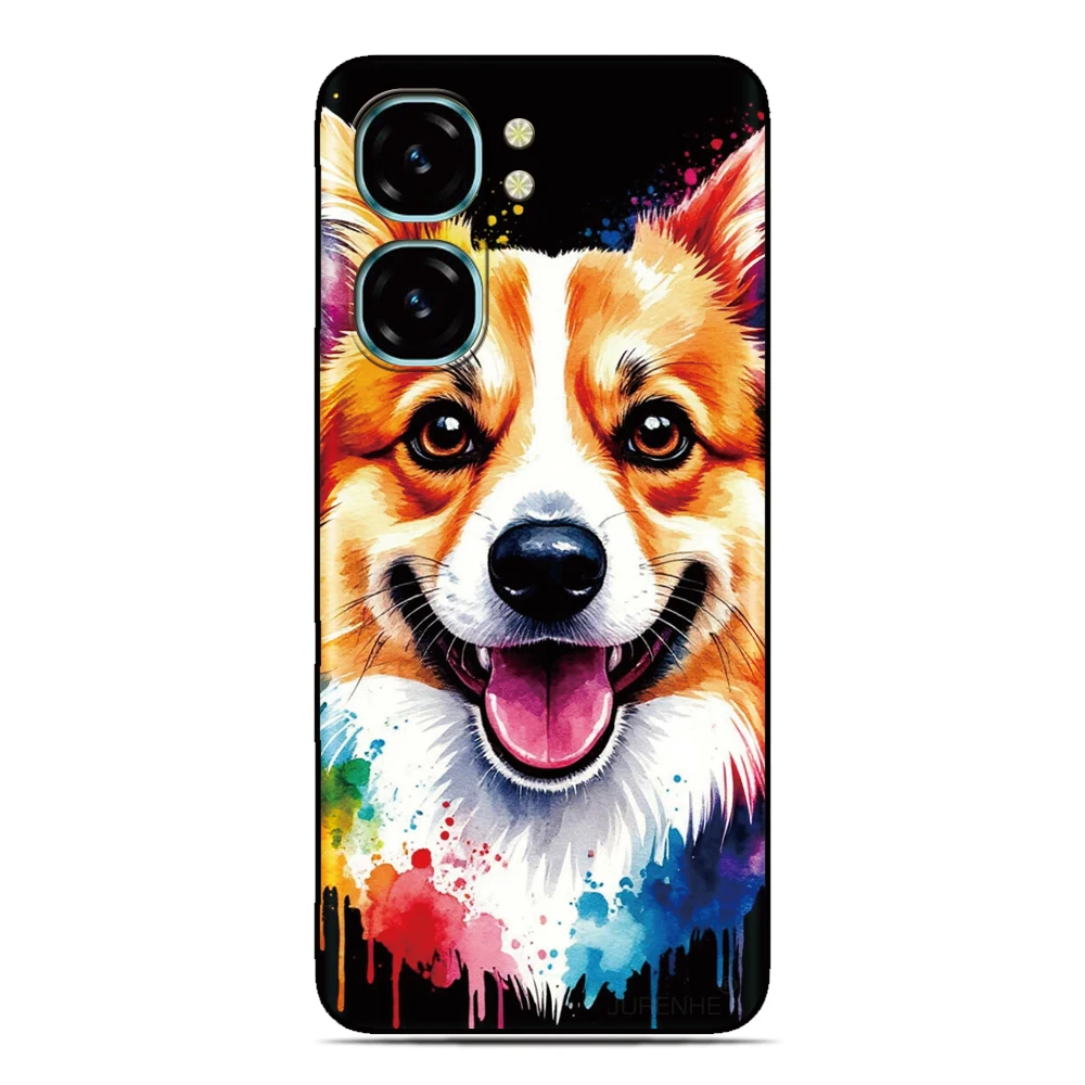Cute Dog Puppy Back Cover For Sony Xperia 10 1 VII VI 5 II III IV V 2023 XZ5 XZ4 XZ3 XZ2 Compact XA1 XA2 TPU Soft Phone Case view 2