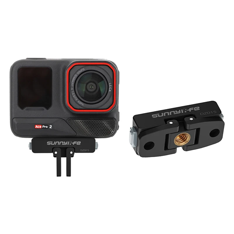  ﻿   Adaptador Magnético para Insta360 Ace Pro 2/Ace/Ace Pro, Soporte, Base, Trípode para Cámara Deportiva, Accesorios para Selfie Stick
