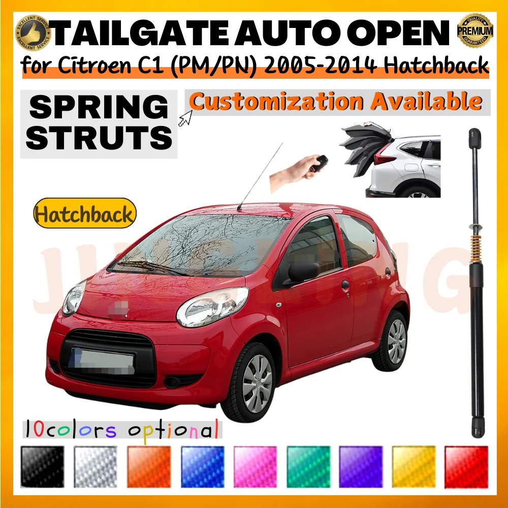 

Qty(1) Стойка багажника с пружиной для Citroen C1 (PM/PN) хэтчбек 2005-2014 555 мм Амортизатор подъема задней двери багажника