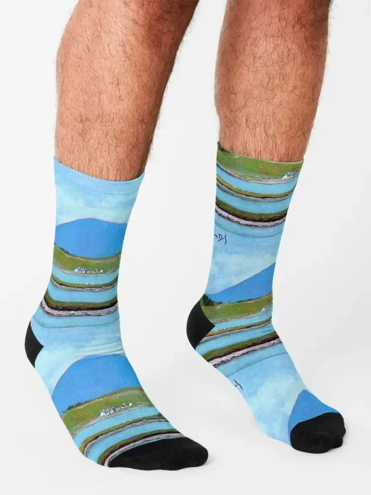 كلو باي، نيفين (مقاطعة مايو، أيرلندا) جوارب أرضية للرجال من القطن عالي الجودة جوارب أطفال فاخرة للنساء