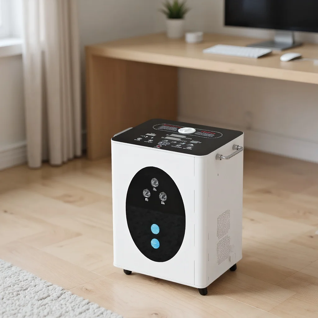 Medical Grade Dual-Purpose Bath Machine & H2 Inhalator, 6000ml/min Output With Dual Tubing