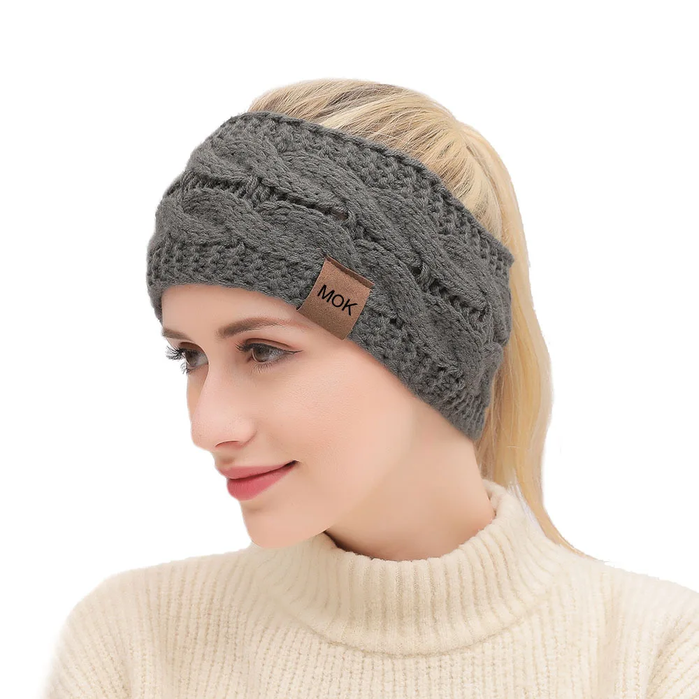 Neue Plüsch Stirnband Winter Warme Breite Elastische Haarband Feste Breite Turban Ohr Wärmer Haarband Weiche DIY Haar Zubehör Kopfbedeckungen – Detail 19
