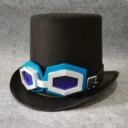 Hot Anime Sabo Felt Cap Goggles Formal Hat Cosplay Prop for Halloween Christmas Party Masquerade Shows Accessory