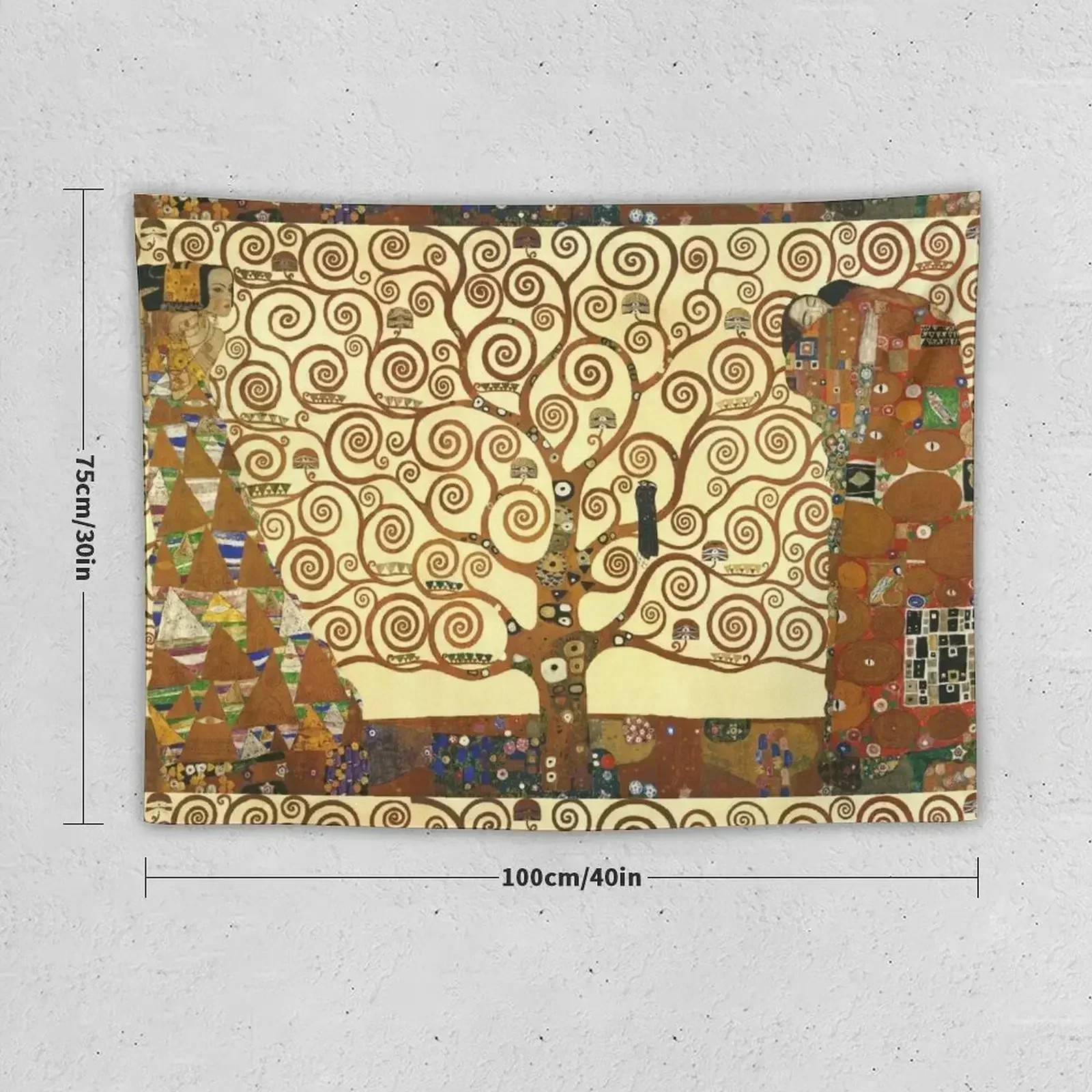 The Tree of Life - Gustav Klimt Tapestry Japanese Room Decor Decoration Room Tapestry