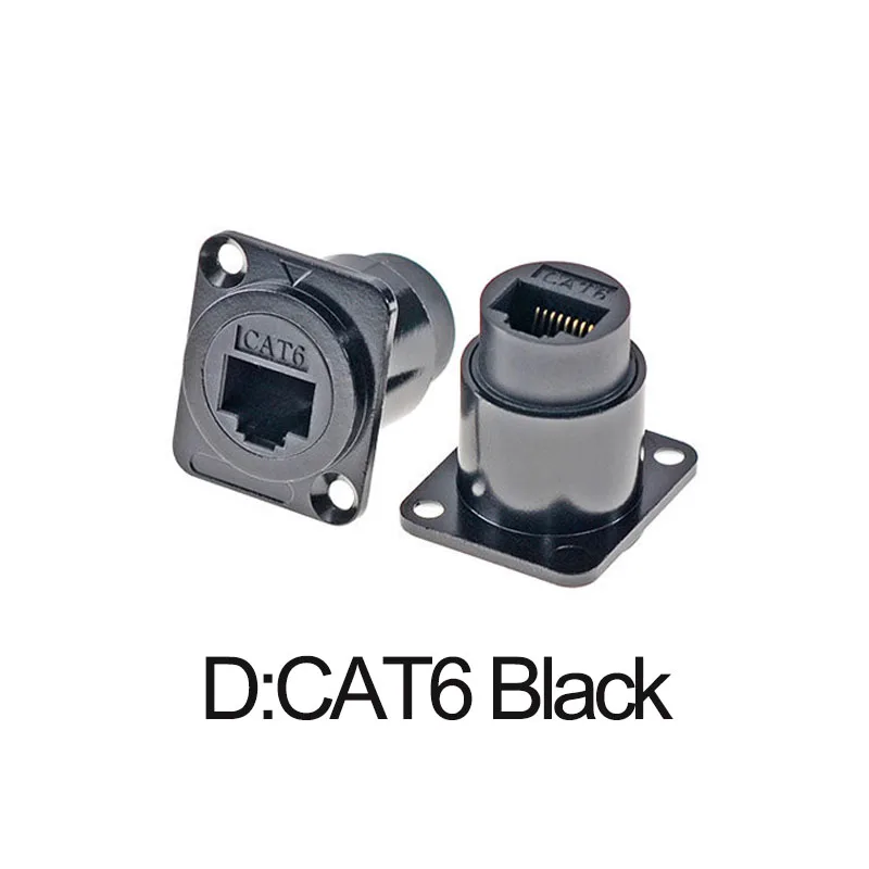 1PC Metalen D Type Module RJ45 CAT6 & USB 2.0/3.0 & Type C & HDMI-Jack Socket via Netwerk Paneel Montage Elektronische Connector