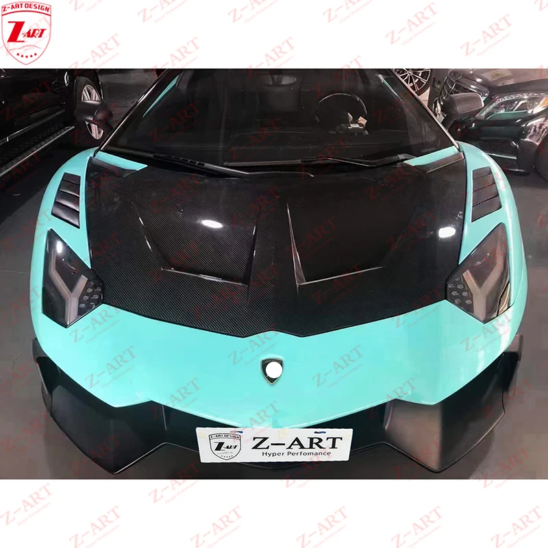 Z-ART Dry Carbon Fiber Front Trunk Lid for LP700 LP720 LP750 LP770 Prepreg Carbon Fiber Front Hood for Aventador 2011-2020